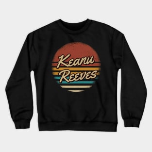Keanu Reeves Retro Style Crewneck Sweatshirt